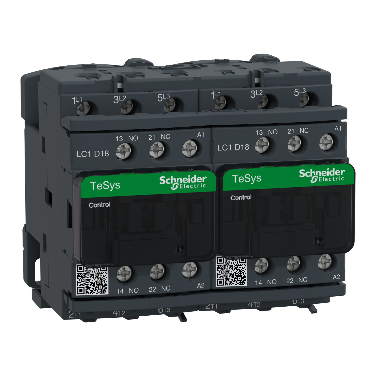 LC2D18G7 TeSys D D-Line Mechanical Standard IEC Contactor, 120/690 V DC, 300 V DC V Coil, 18/32 A, 3NO Contact, 3 Poles