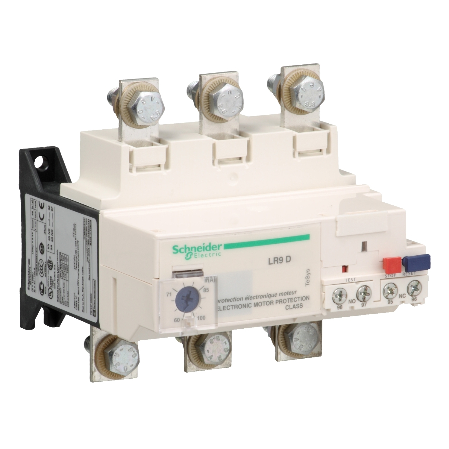 LR9D5569 TeSys D-Line Solid State Thermal Overload Relay, 90 to 150 A, 1NO-1NC 1 Form A/1 Form B Contact