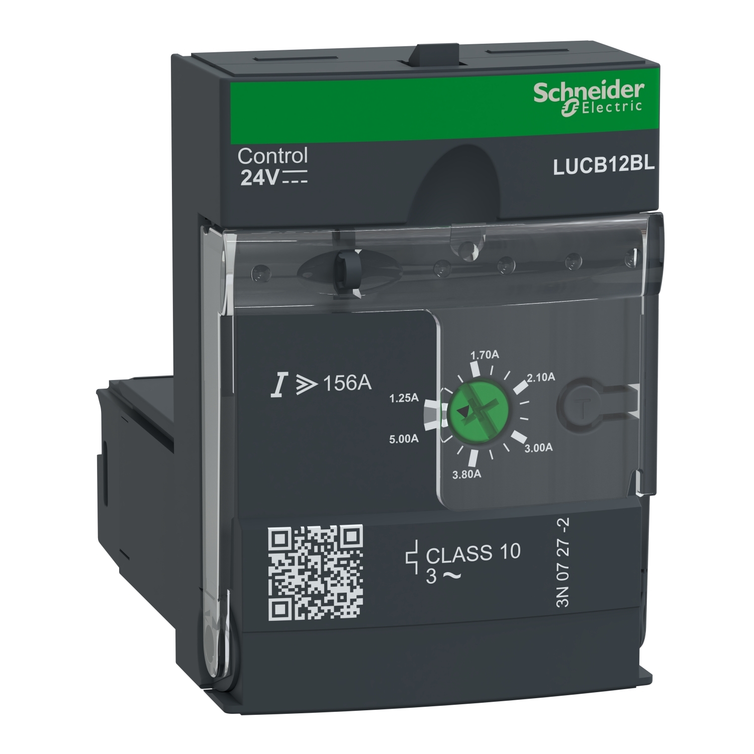 LUCB12BL TeSys Advanced Manual Control Unit, For Use With ASILUFC5, ASILUFC51, LUFC00, LUFDA01, LUFDA10, LUFDH11, LUFN, LUFV2, LUFW10, LULC031, LULC033, LULC07, LULC08, LULC09 and LULC15 Communication Module