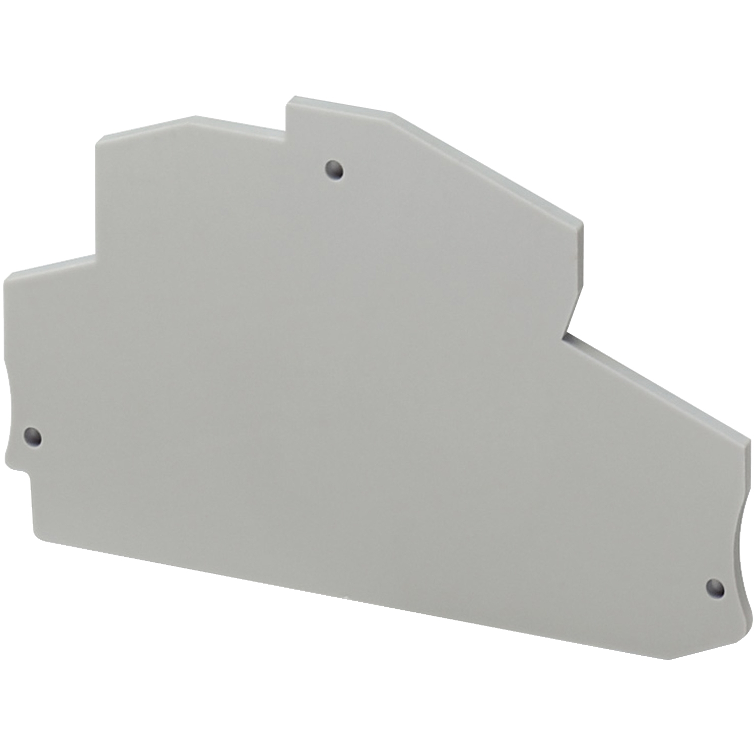 NSYTRACRE24 Linergy End Cover Plate, For Use With NSYTRR24D Spring 2 Terminal Block, 2/3 Level, Gray