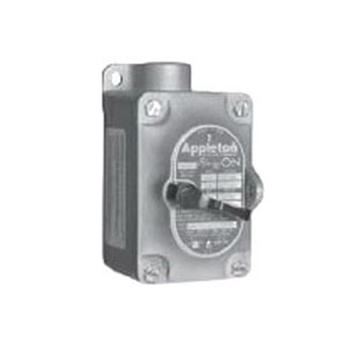 EFSC150-F1 1-Gang Feed-Through Non-Sealed Tumbler Switch Control Station, 120/277 V AC, 20 A, NEMA 7CD/9EFG NEMA Rating