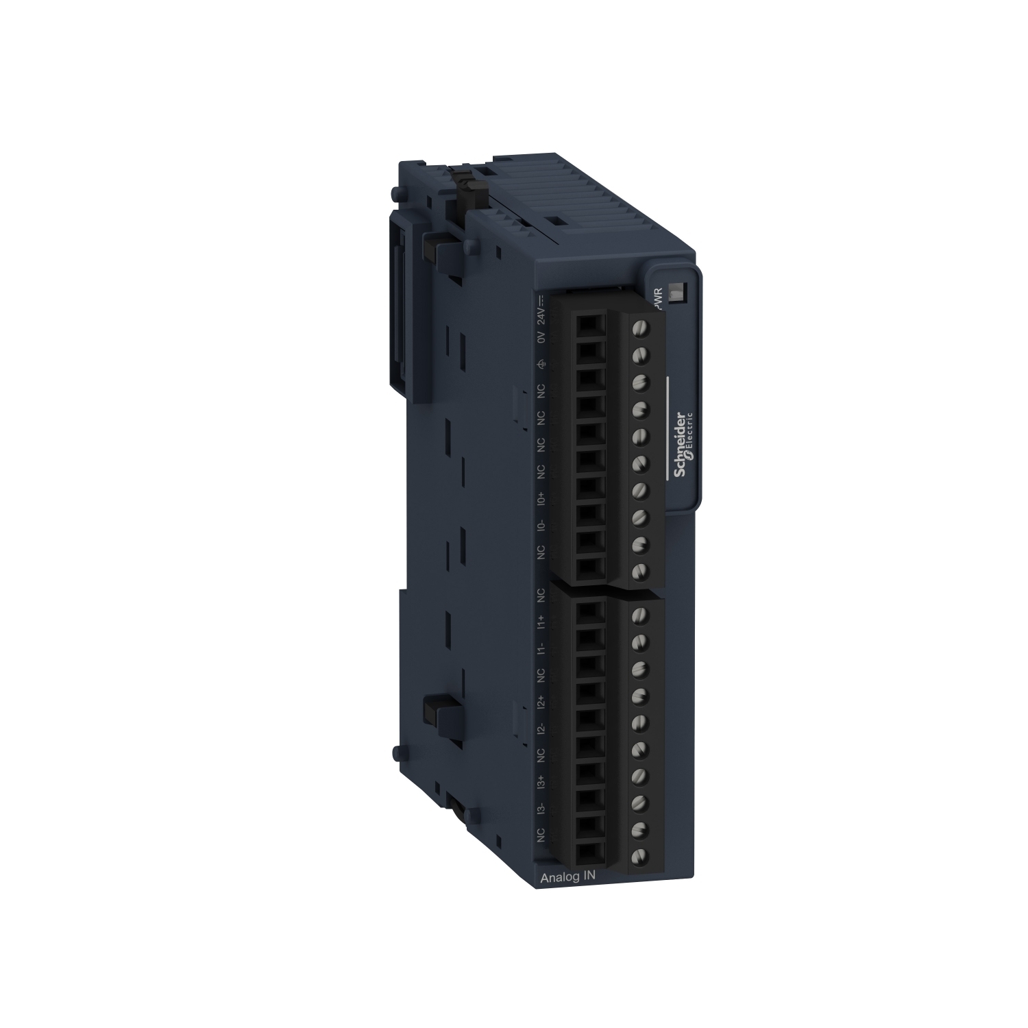 TM3AI4 Modicon Analog Input Module, 4 Inputs, 12 bit Resolution