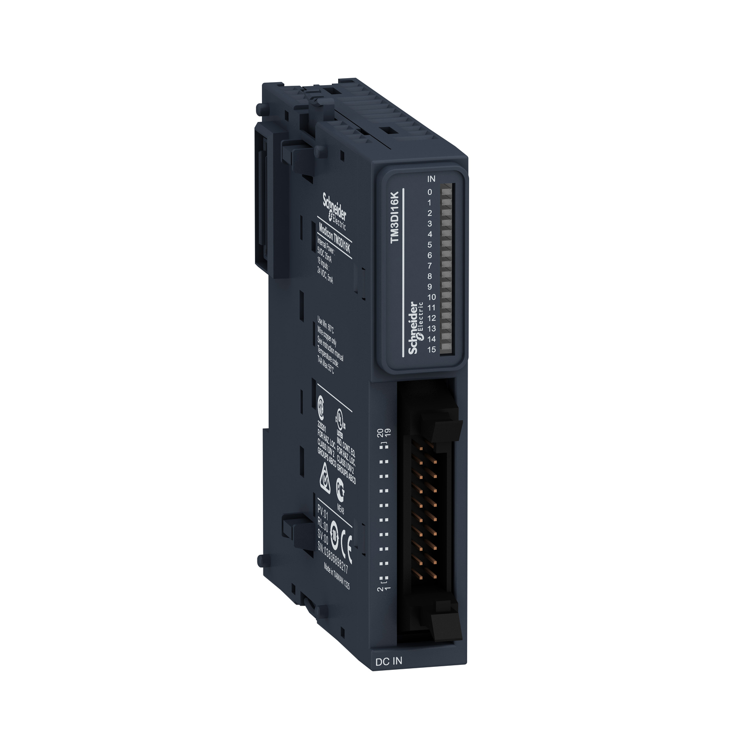 TM3DI16K Modicon Discrete Input Module, 16 Inputs