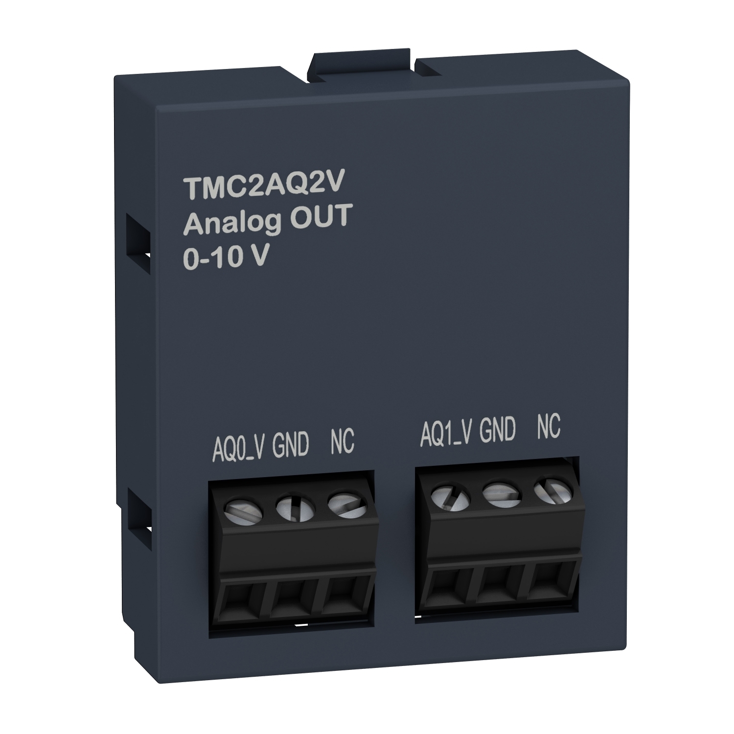 TMC2AQ2V Modicon 2-Output Analog Cartridge, For Use With Modicon M221 Nano PLC, 0 to 10 V DC, 12 bit Analog Output Resolution, 20 ms Conversion Time, 40 ms Stabilization Time, Twisted Shielded Pairs Cable