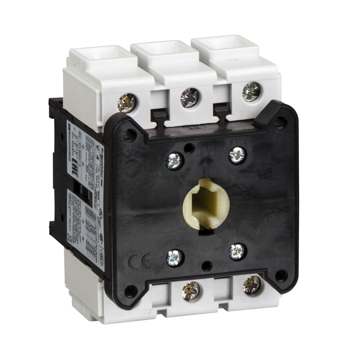 V4 TeSys V Series High Performance Switch Body, For Use With Vario Series 3-Pole Disconnect Switch, 80 A, 690 V AC, 50/60 Hz, -4 to 122 deg F, 4 kW