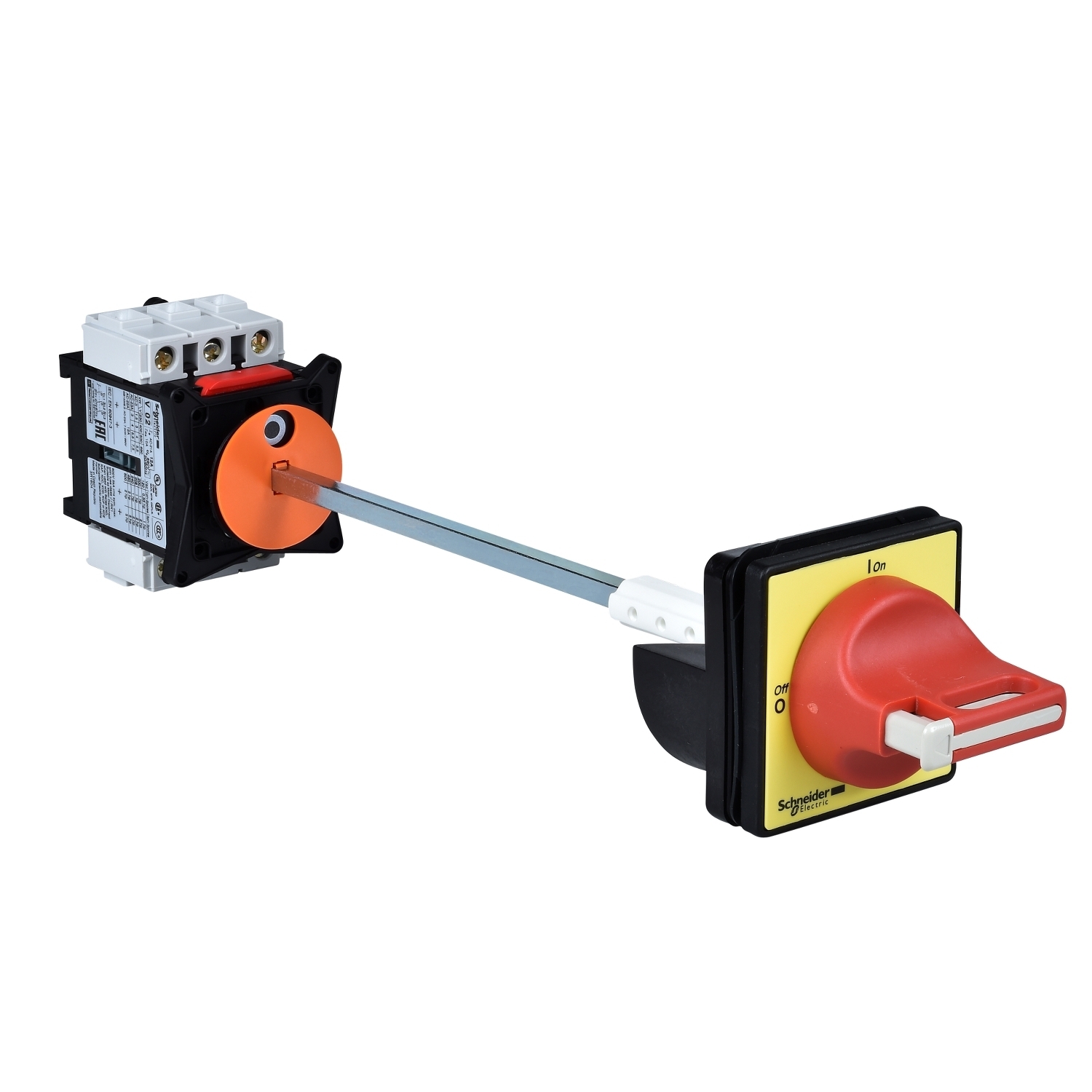 VCCF0 TeSys Vario Emergency Stop High Performance Main Disconnect Switch With 4-Hole Mounting, 690 V AC, 25 A, 3NO 3 Form A Contact, 3 Poles