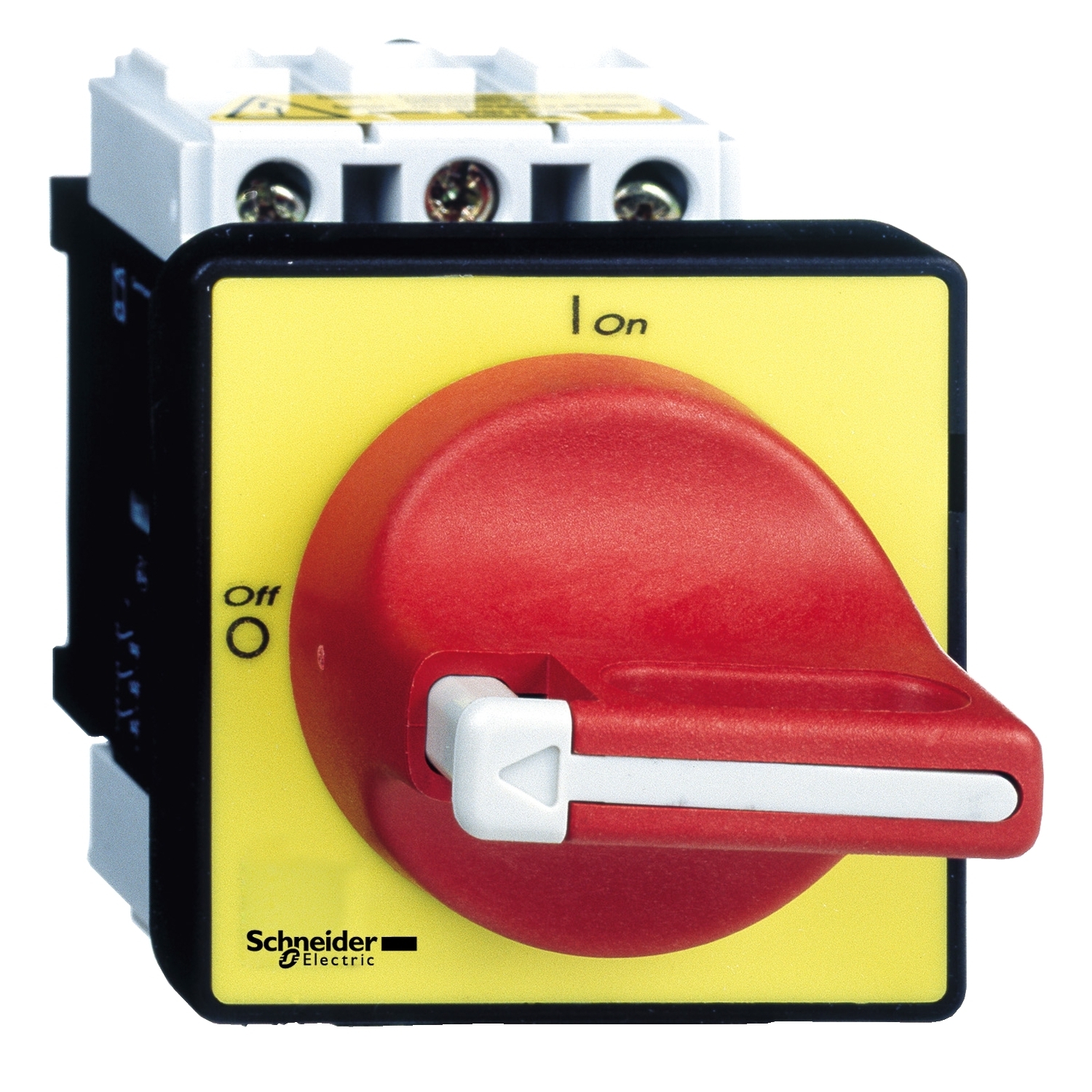 VCF1 TeSys Emergency Stop High Performance Main Disconnect Switch With 4-Hole Mounting, 690 V AC, 21.8 A, 3NO 3 Form A Contact, 3 Poles