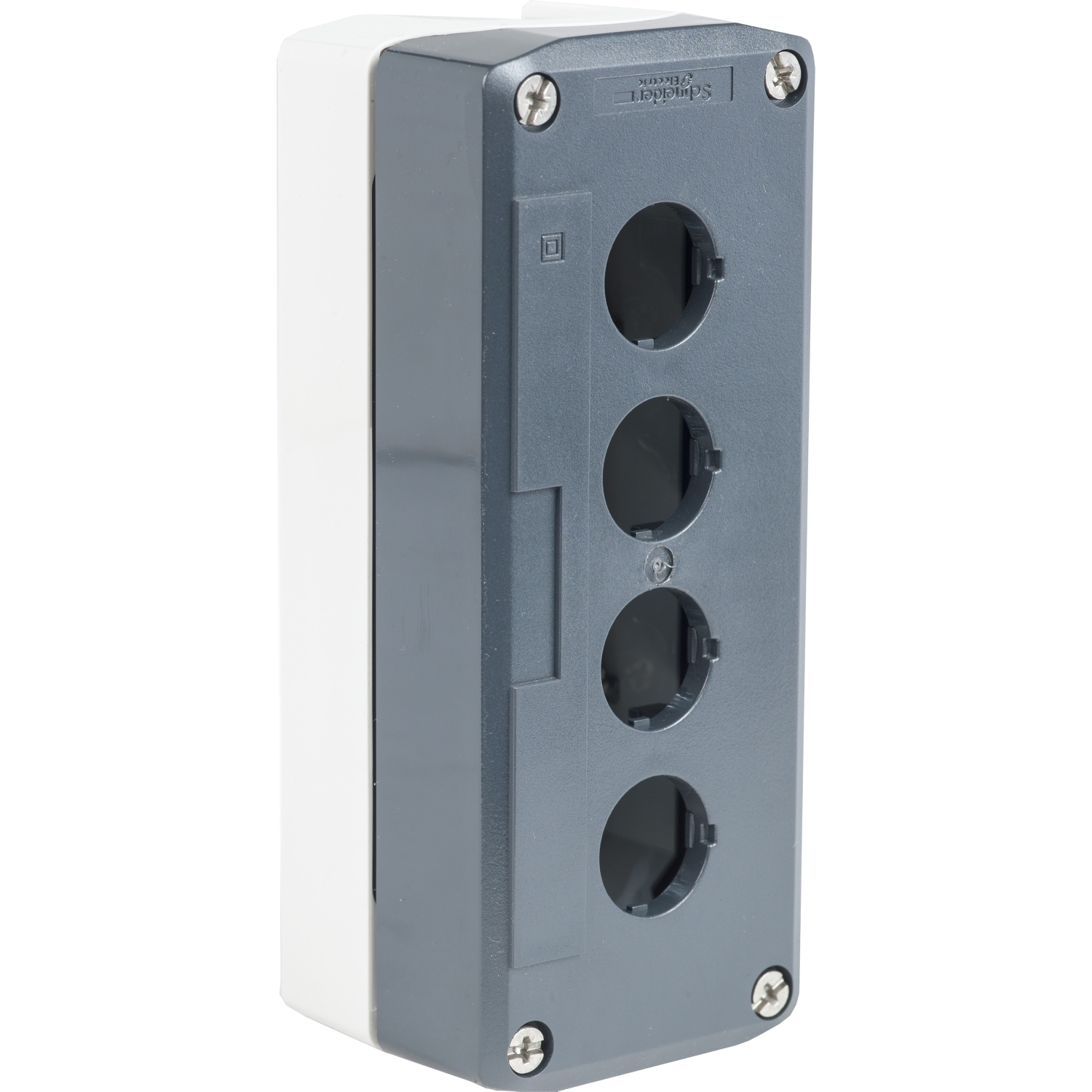 XALD04H7 Harmony Control Station Enclosure, 12/13/4X NEMA Rating, -40 to 158 deg F, Polycarbonate, Gray