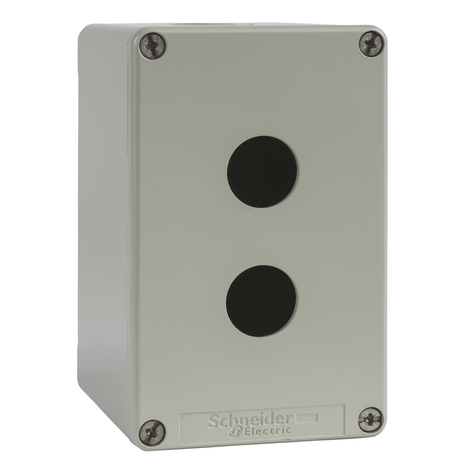 XAPG29502 Harmony Empty Undrilled Control Station, For Use With XAPG 22 mm Control and Signaling Unit, IP65/IP657 NEMA Rating, -13 to 158 deg F, Die Cast Zinc Alloy, Gray