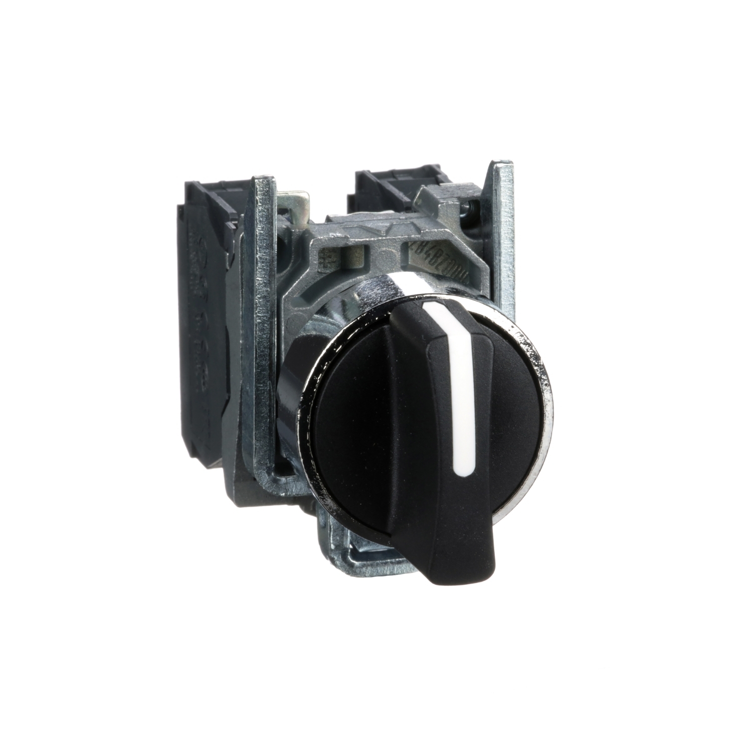 XB4BD53 Harmony Non-Illuminated Selector Switch, 22 mm, 2NO Contact, Slow Break Contact, Round Operator, Black