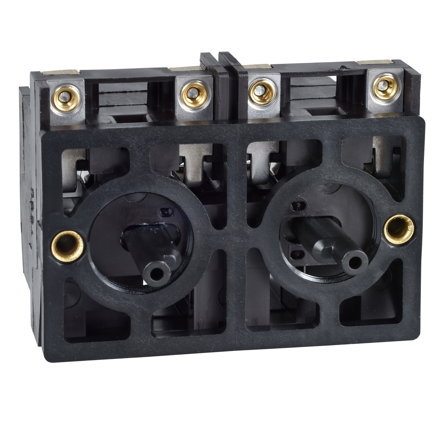 XESD1181 Harmony Double Insulated Contact Block With Mechanical Interlocked, 40 mm, 1NO-1NC Contact, 10 A at 500 V AC Contact