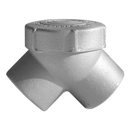 ELBY-75 Unilets Dust-Ignitionproof Explosionproof Capped Raintight Conduit Elbow, 3/4 in Trade, 90 deg, Malleable Iron, Triple Coated