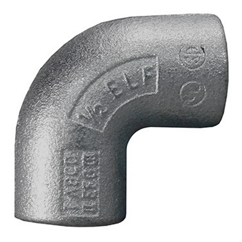 90 deg Female Elbow, 3/4 inch, Malleable Iron, Zinc Electroplated