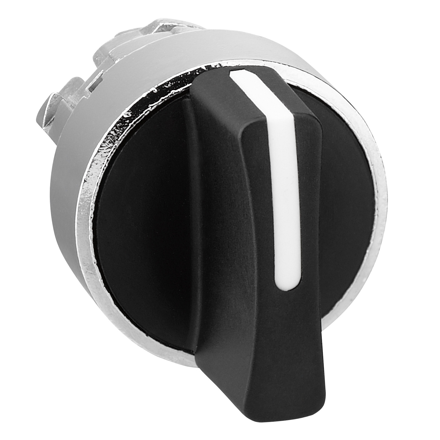 ZB4BD8 Harmony Standard Non-Illuminated Selector Switch Operator, 22 mm Dia, Round Shape, Black