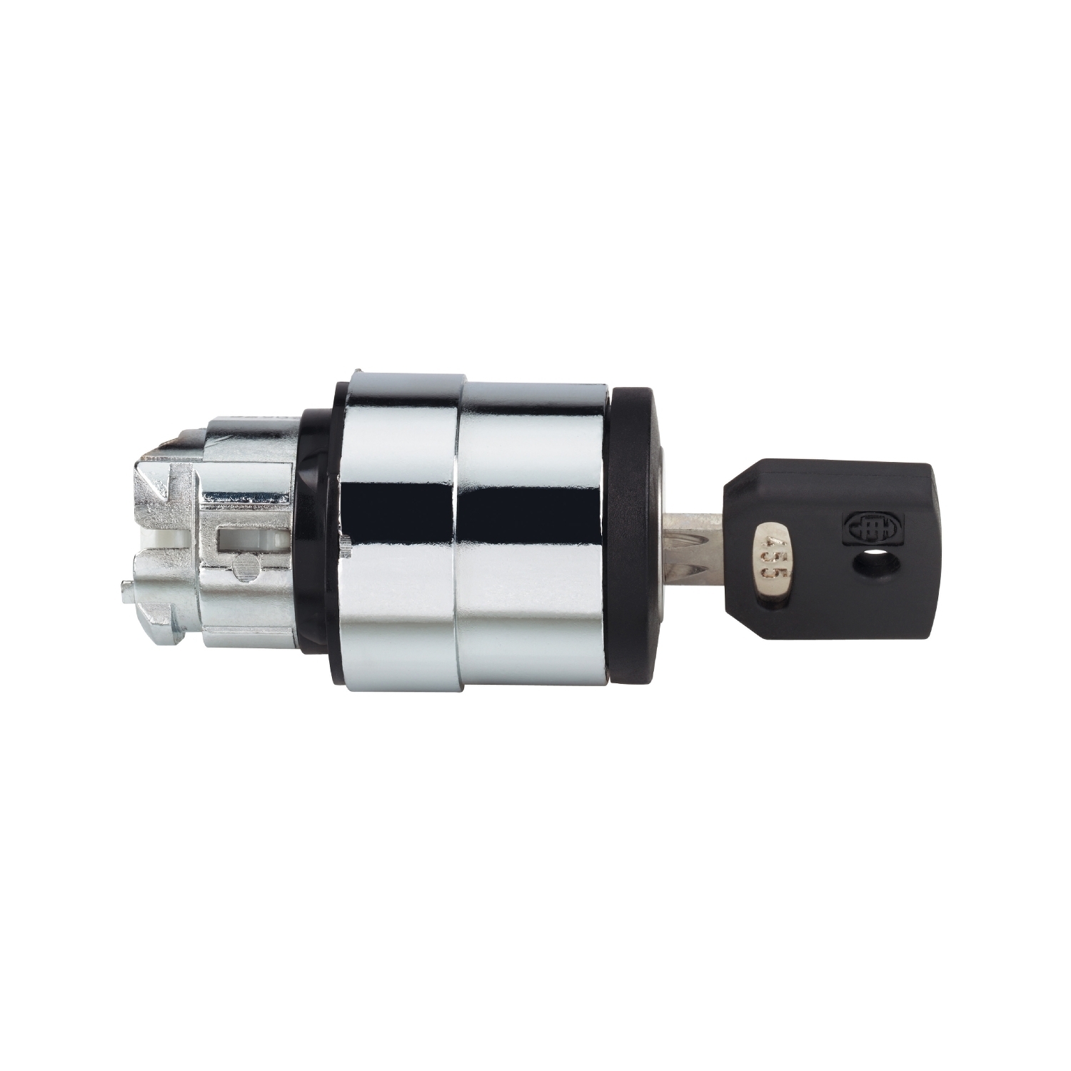 ZB4BG6 Harmony Non-Illuminated Selector Switch Operator, 22 mm, Keyed Operator, 2 Positions, Black