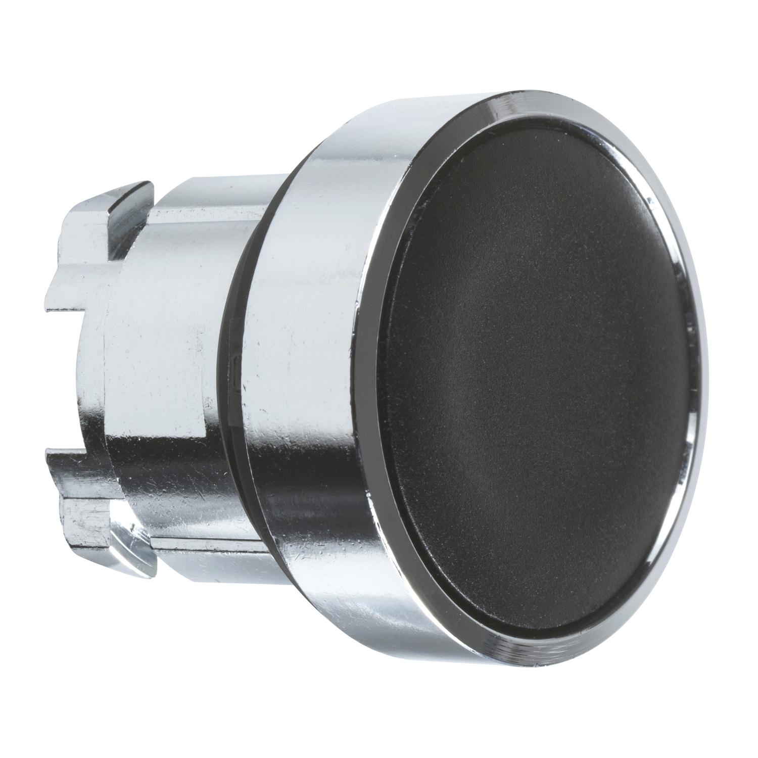 ZB4BH02 Harmony Flush Non-Illuminated Standard Pushbutton Head, 22 mm Dia, Round Shape, UNMARKED Legend, Black