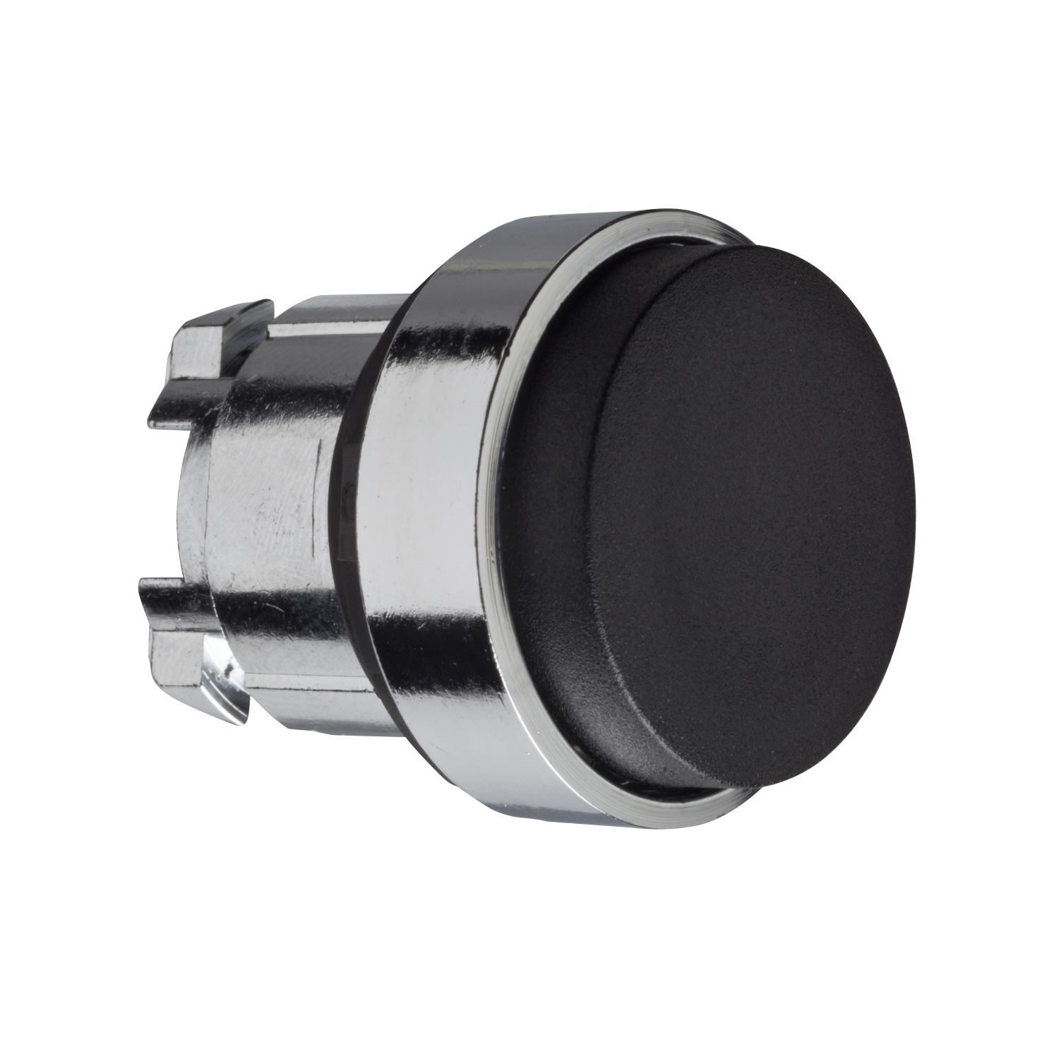 ZB4BL2 ZB4 Non-Illuminated Pushbutton Head Operator, 22 mm Dia, Round Shape, Metal, Black