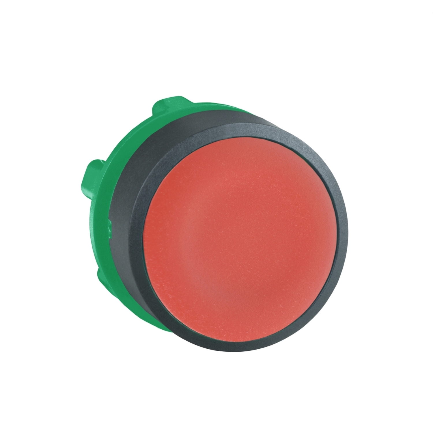 ZB5AA4 Harmony Flush Non-Illuminated Standard Pushbutton Head, 22 mm Dia, Round Shape, UNMARKED Legend, Black