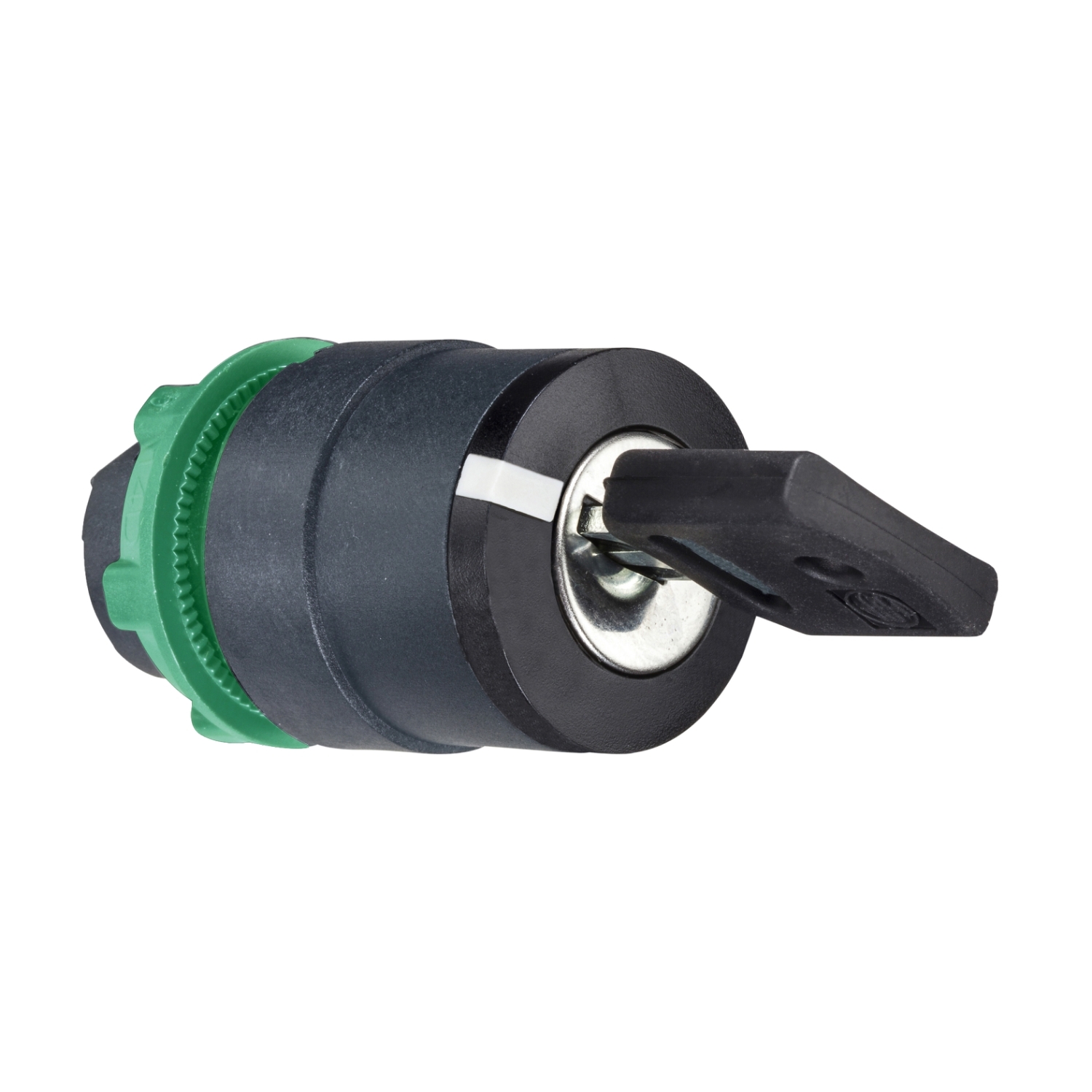 ZB5AG6 Harmony 2-Position 90 deg Momentary Non-Illuminated Standard Unmarked Selector Switch Head, 22 mm Dia, Round Shape, Plastic, Black