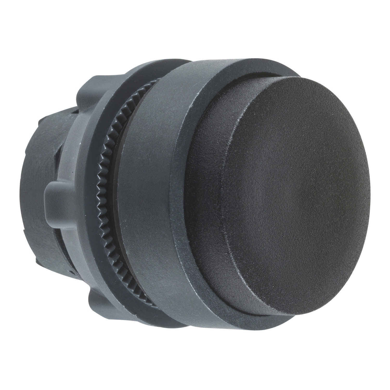 ZB5AH2 Harmony Non-Illuminated Push ON/Push OFF Projecting Standard Unmarked Pushbutton Head, 22 mm, Round Shape, Plastic, Black