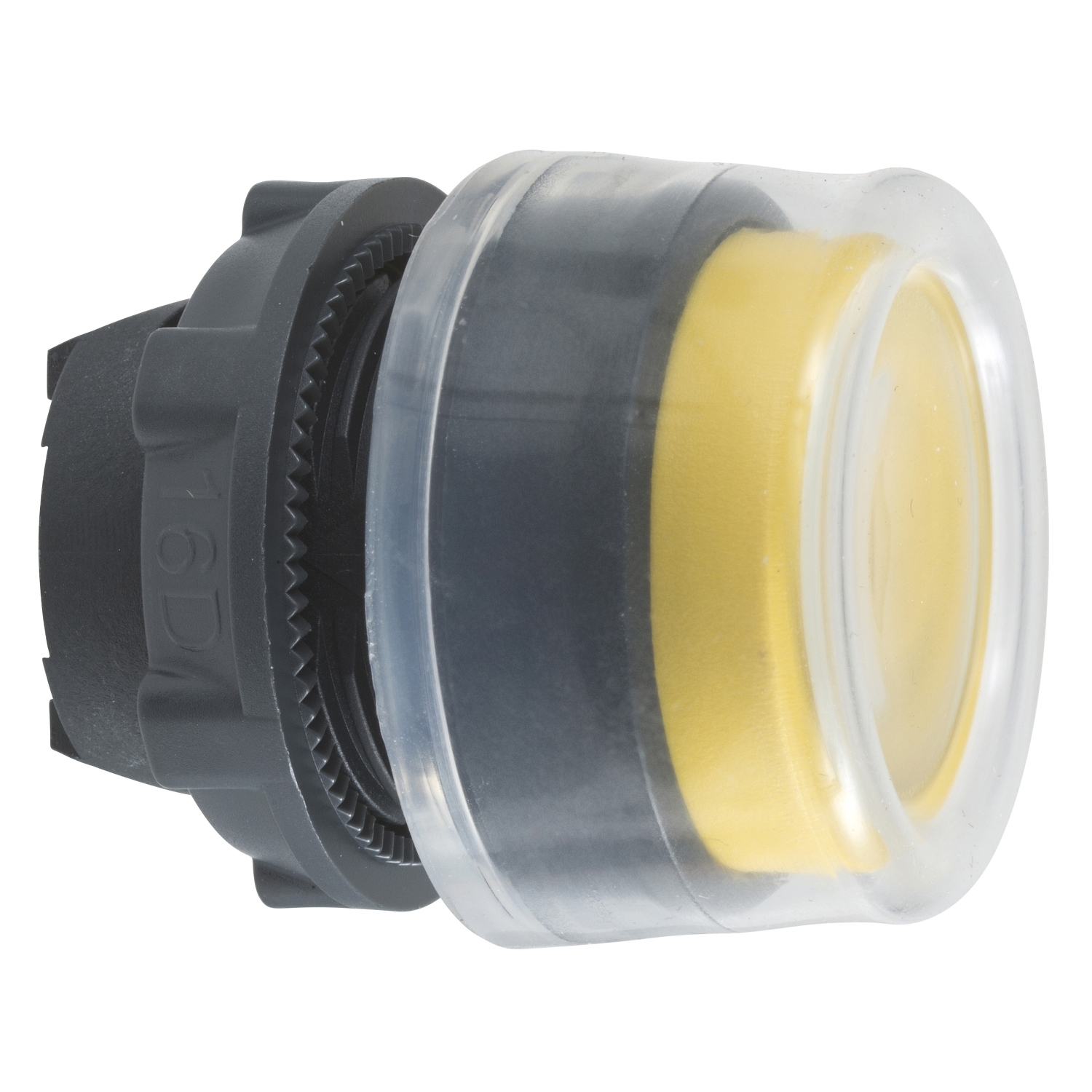 ZB5AP5 Harmony Non-Illuminated Projecting Spring Return Standard Unmarked Pushbutton Head, 22 mm, Round Shape, Plastic, Yellow