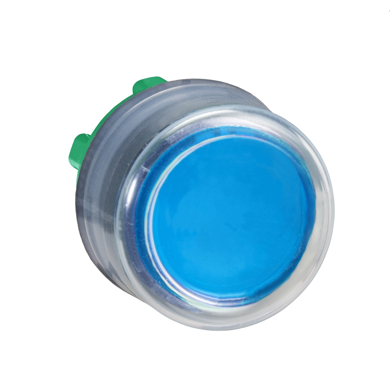 ZB5AP6 Harmony Non-Illuminated Projecting Spring Return Standard Unmarked Pushbutton Head, 22 mm, Round Shape, Plastic, Blue