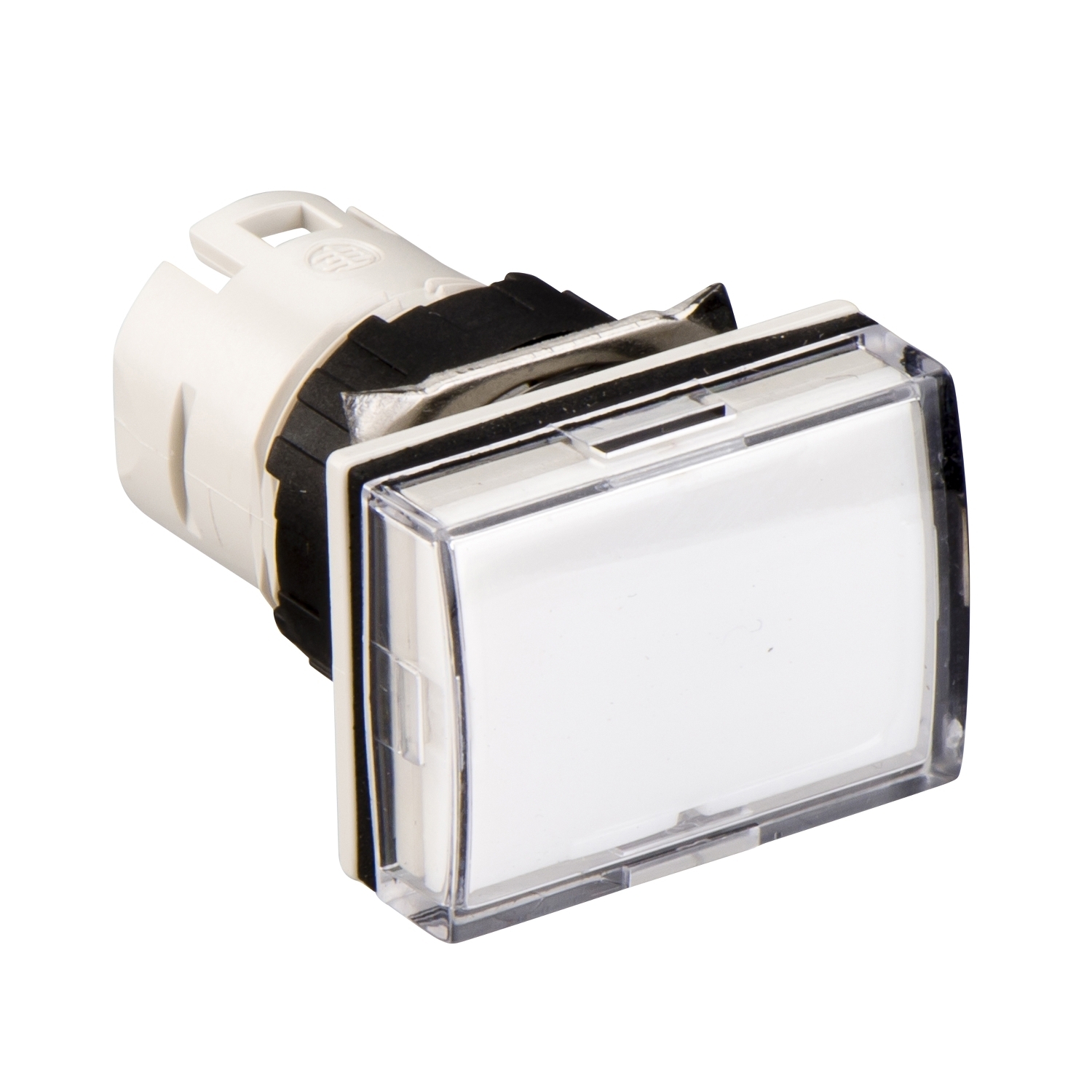 ZB6DV1 Harmony Standard Pilot Light Head With Integral LED, 16 mm, Rectangle Shape, Plastic, White