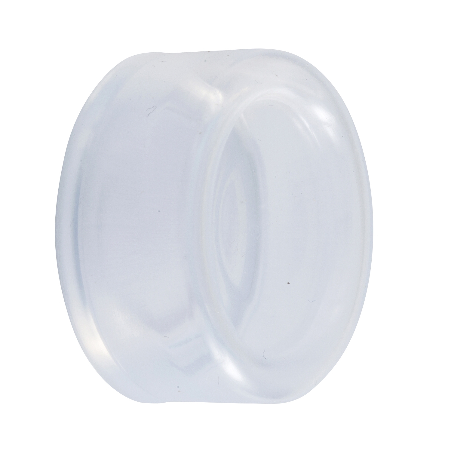 ZBPA Harmony Single Boot, For Use With 22 mm Circular Flush Pushbutton, 22 mm, Silicone, Clear