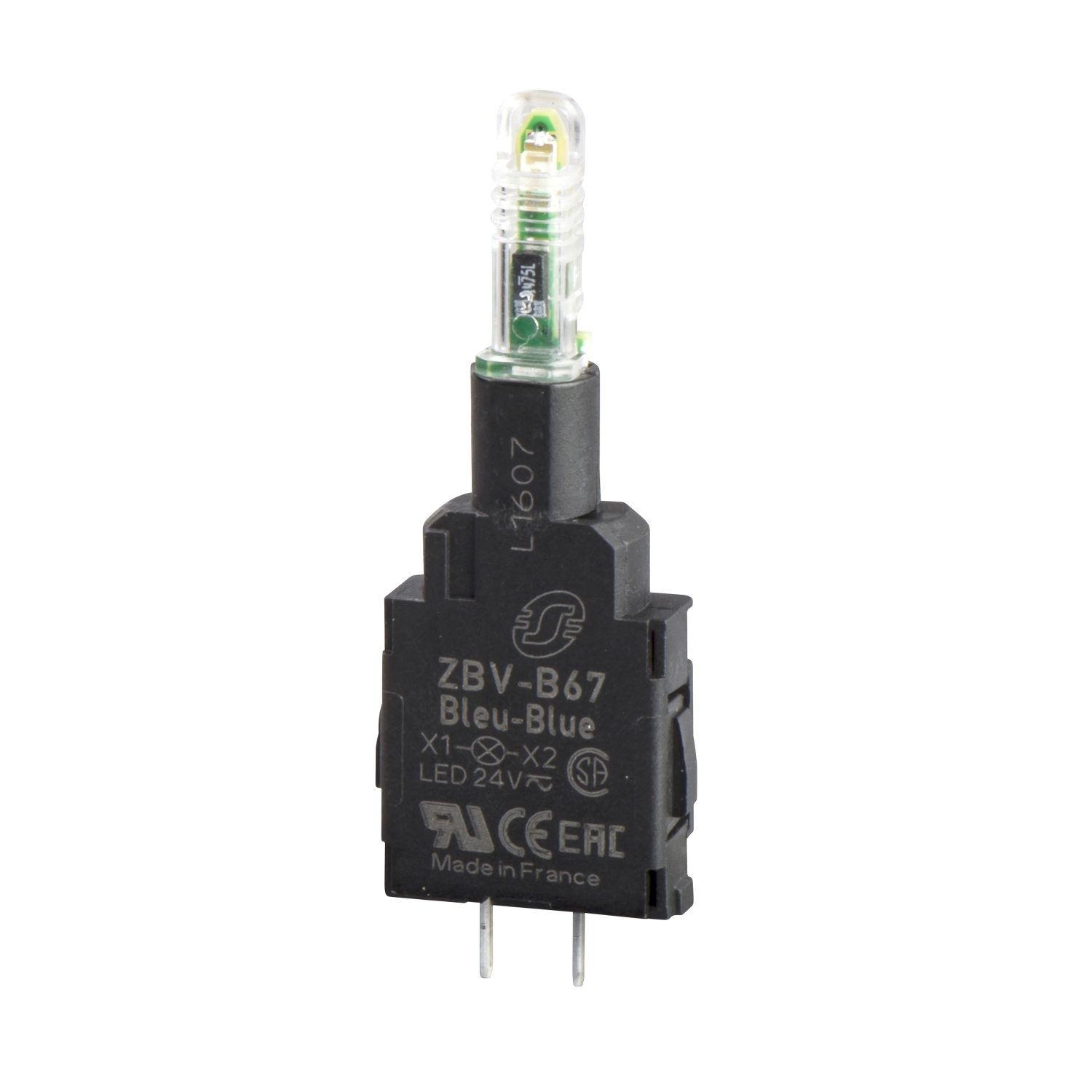 ZBVB47 Harmony Steady Signal Light Block, 22 mm, LED Lamp, 24 V AC/DC, PCB Terminal, Red