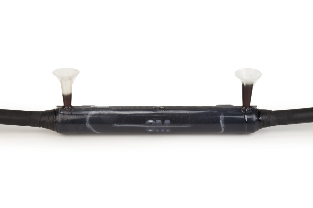 7100007449 72-N Non-Re-Enterable Resin Splice Kit, 1 kV, 1/2 to 1 in Dia Cable, 22 AWG Conductor, 10.438 in L Splice