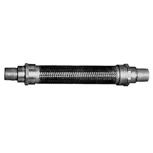 Explosion-Proof Dust Ignition Proof Flexible Conduit Coupling, 1/2 inch Diameter, 30 inch Flex Length, Bronze Braid/Brass Core, Natural