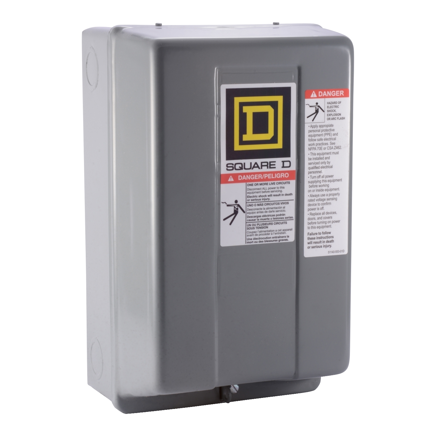 8502SBG2V02S 3-Phase Type S Contactor, 110/120 V AC V Coil, 3 Poles