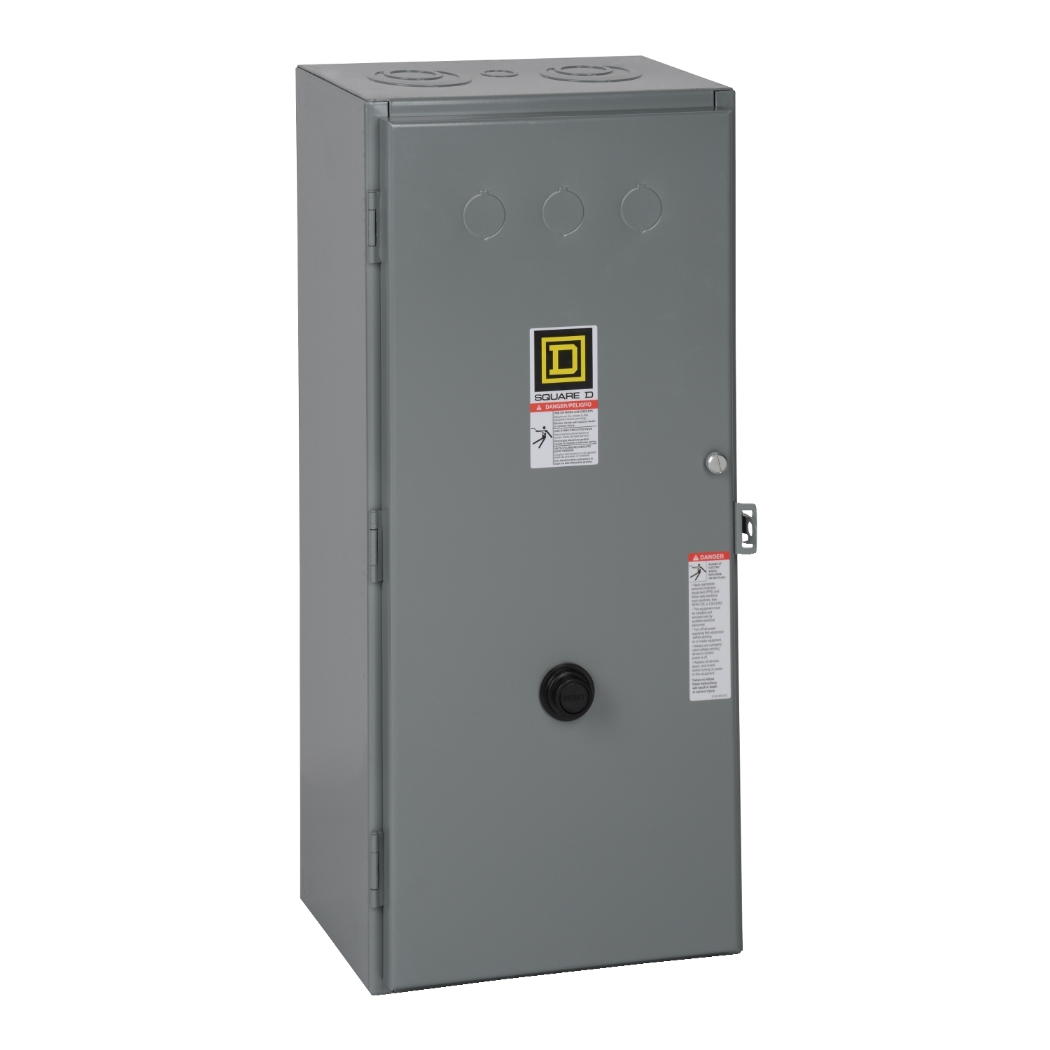 8536SFG1V02H30S Type S Starter, 110 to 120 VAC V Coil, Non-Reversing Action, 3 Poles, NEMA 1 Enclosure