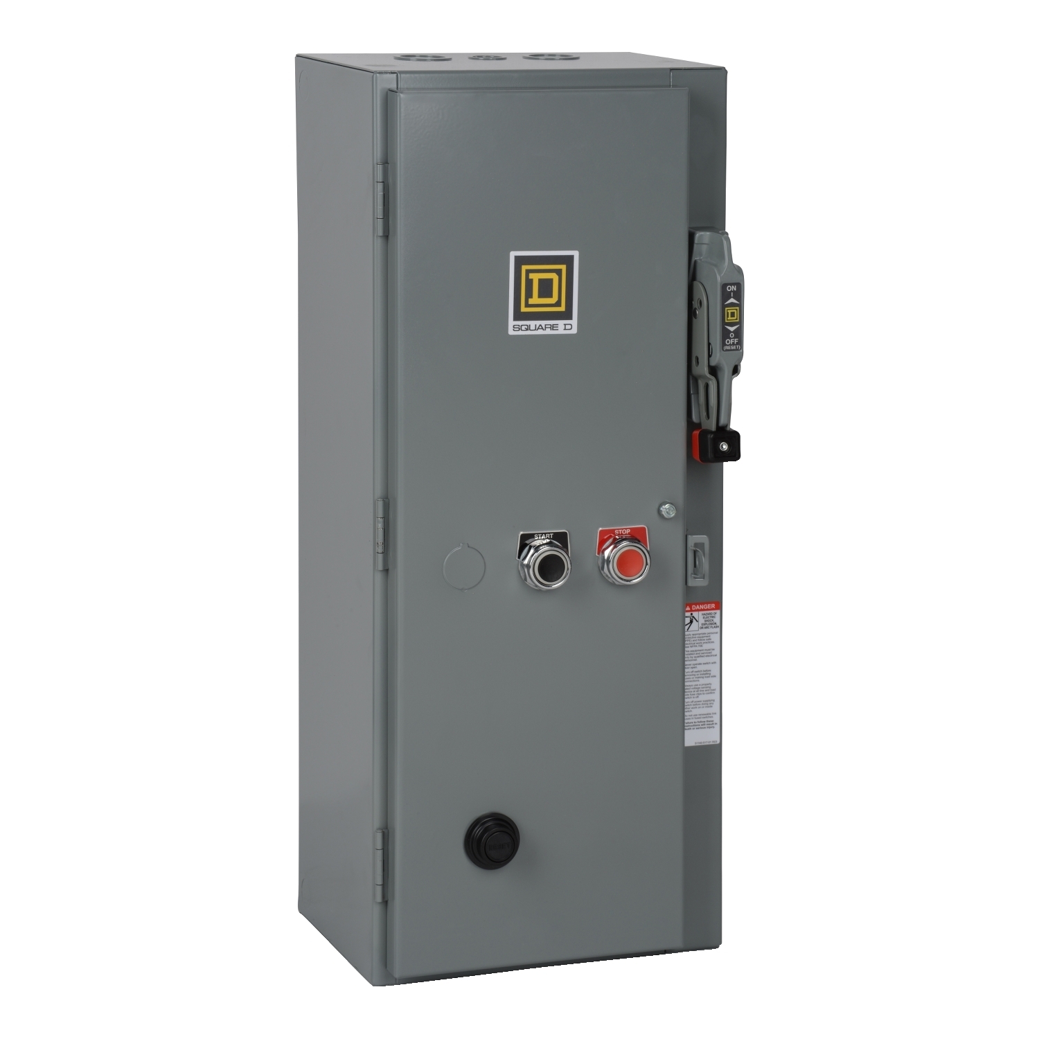 8538SDG14V02S Type S NEMA Combination Magnetic Starter With Fusible Disconnect Switch, 110/120 VAC V Coil, Non-Reversing Action, 3 Poles, NEMA 1 Enclosure