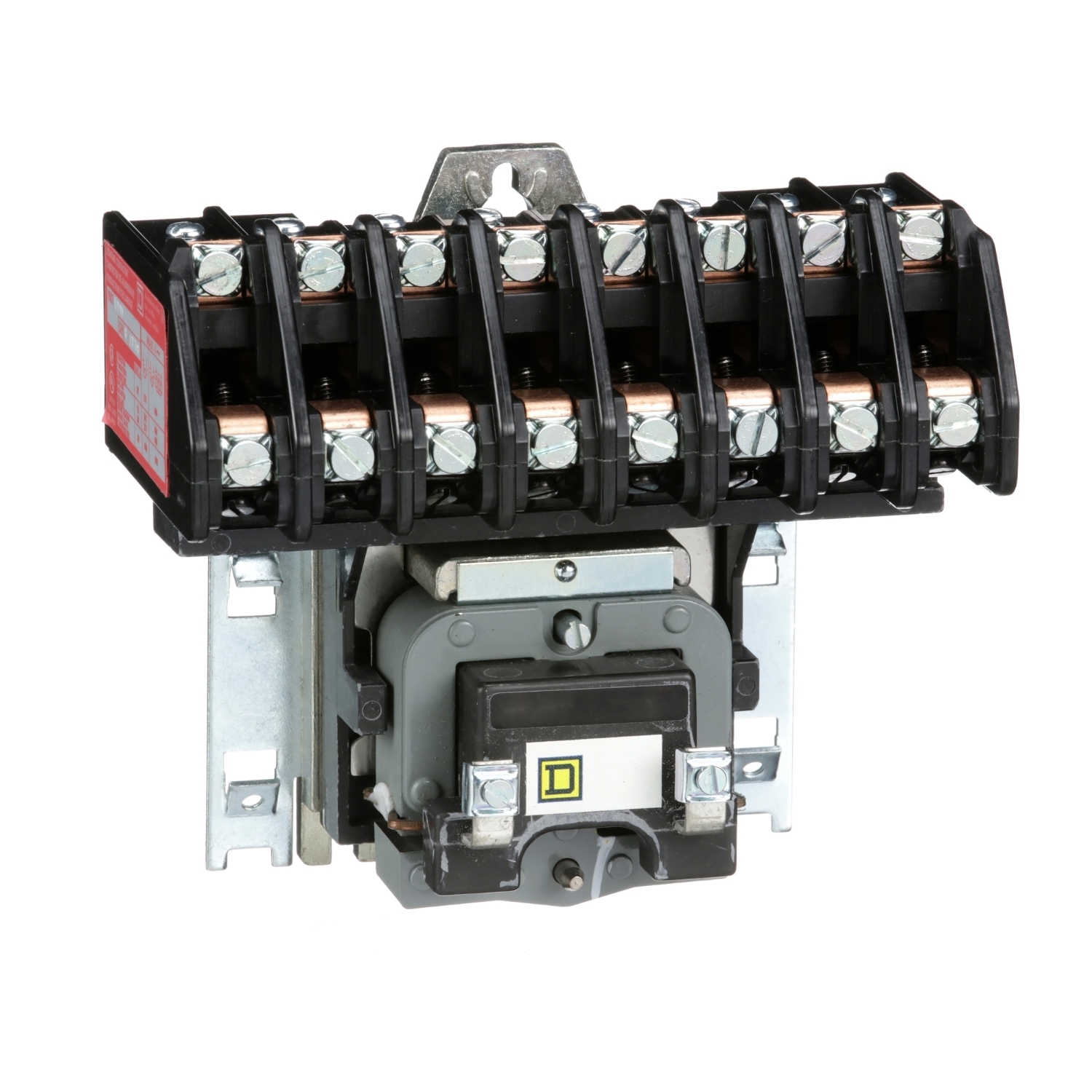 8903LO80V04 Type L Electrically Held Multi-Pole Lighting Contactor, 277 V AC V Coil, 30 A, 8NO Contact, 8 Poles