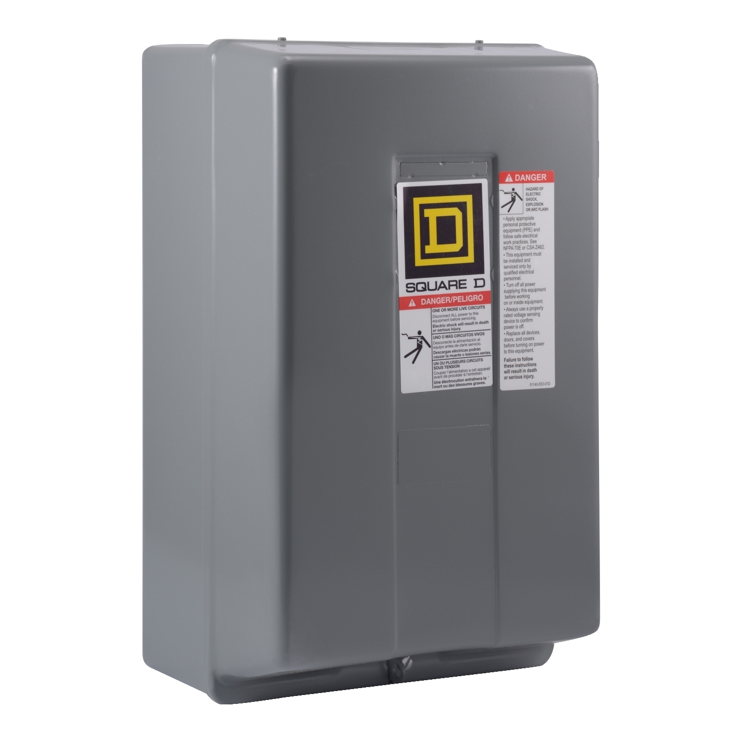 8903LXG60V04 Mechanically Held Type LX Lighting Contactor, 277 V AC at 60 Hz V Coil, 6NO Contact, 6 Poles