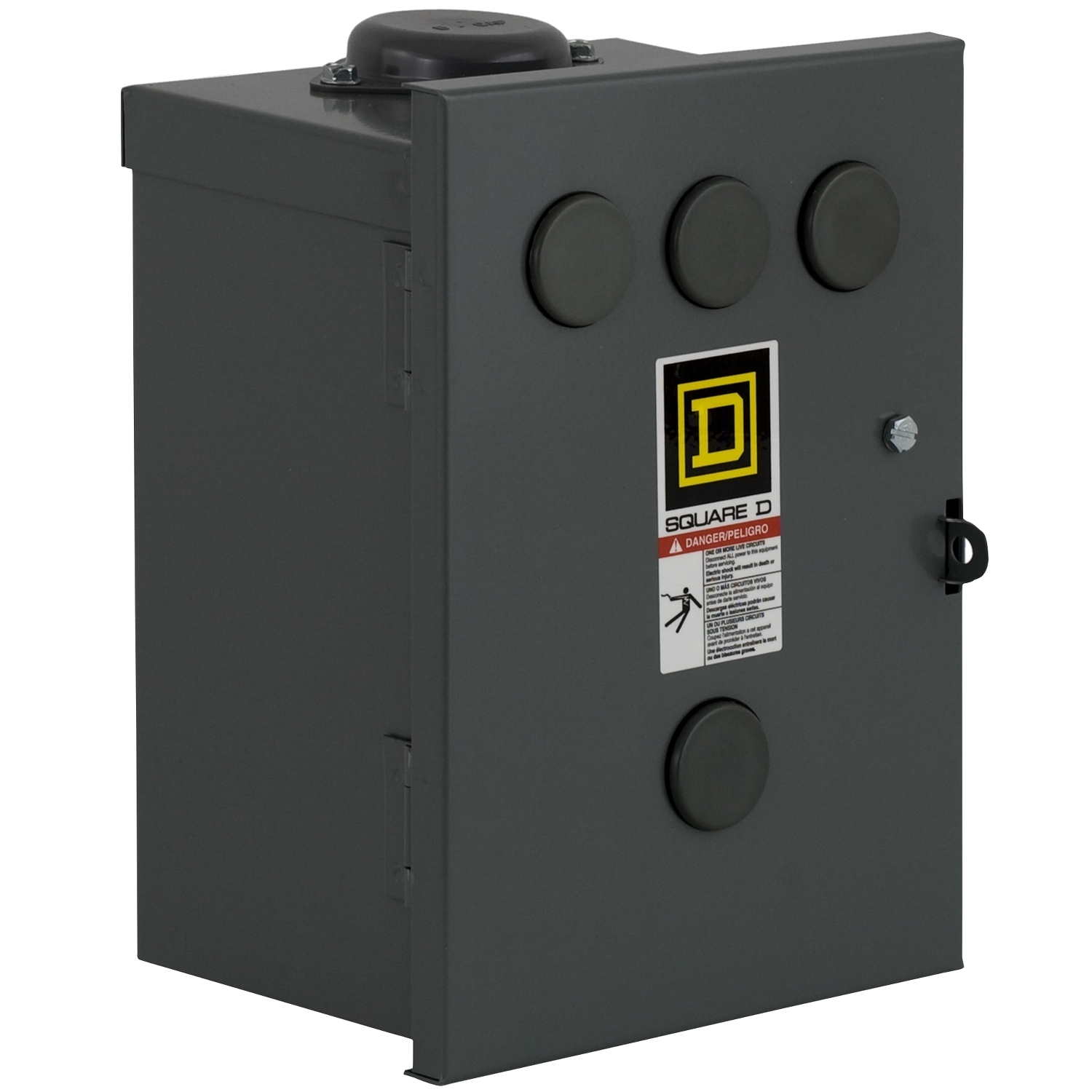 8903SMH3V02 Electrically Held Type S Lighting Contactor, 110 V AC at 50 Hz to 120 V AC at 60 Hz V Coil, 4 Poles