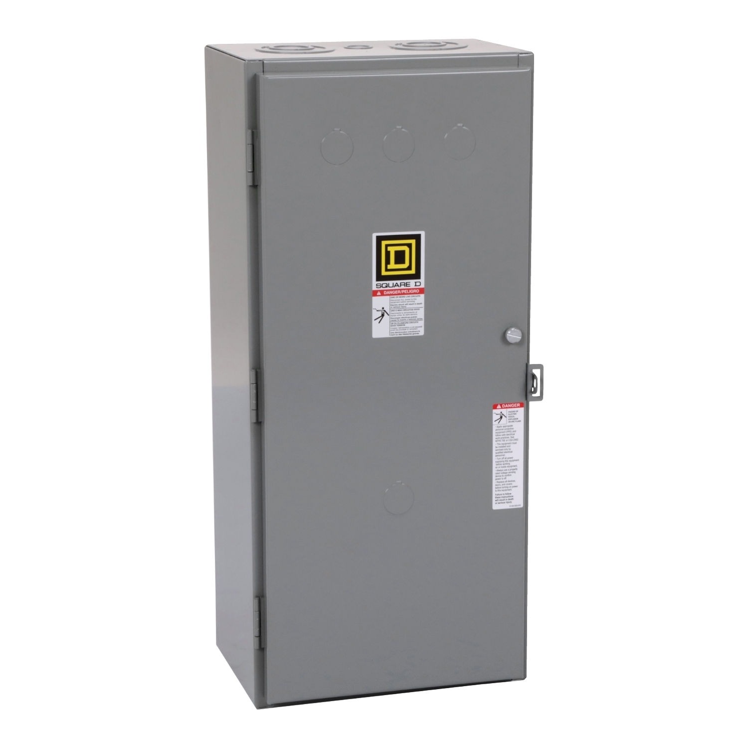8903SQG2V02 Type S Electrically Held Multi-Pole Lighting Contactor, 110/120 V AC V Coil, 100 A, 3 Poles