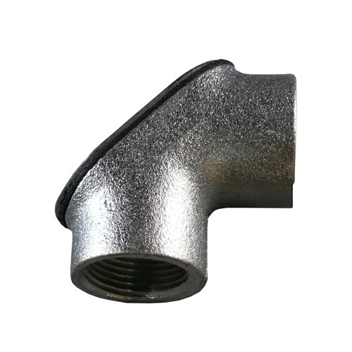 FFL-150 Female Gasketed Watertight Pulling Elbow, 1-1/2 in Trade, 90 deg, Malleable Iron, Triple-Coated