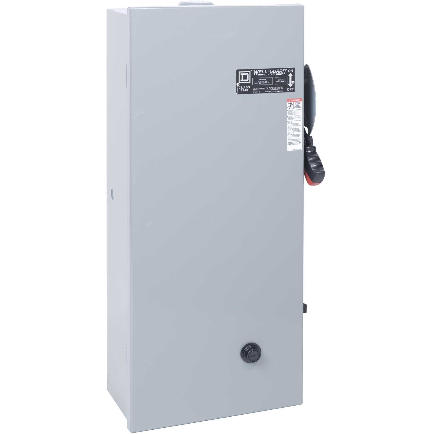 8940SSD2015 Type SS Pump Panel, 220/240 VAC V Coil, 3 Poles, NEMA 3R Enclosure