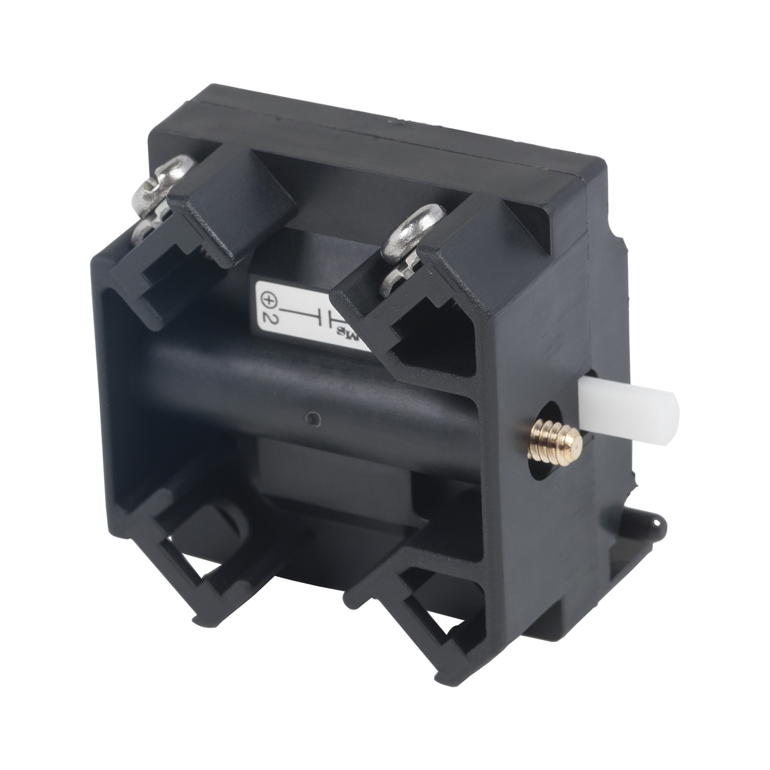 9001KA53 Harmony Power Reed Contact Block With Protected Terminal, 30 mm, 1NC Contact, 3 A, 240 V AC/115 V DC Contact, Silver Alloy Contact, Momentary Action, Clear