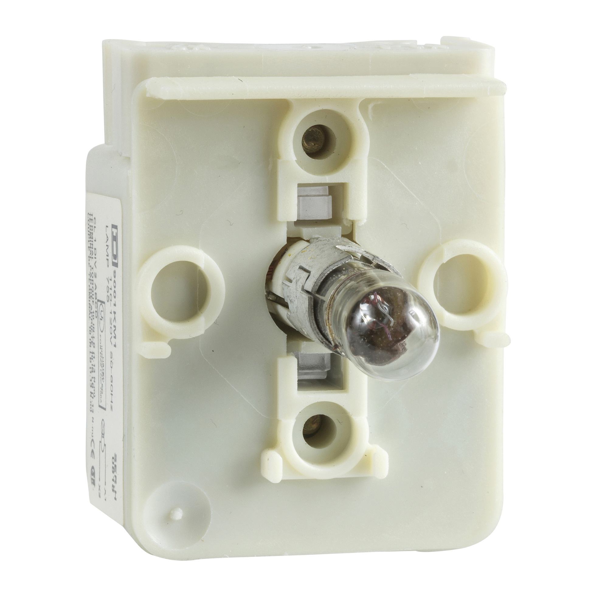 9001KM32 Harmony Full Voltage Standard Light Module, 30 mm, Incandescent Lamp, 12/14 V AC/DC, Screw Clamp Terminal
