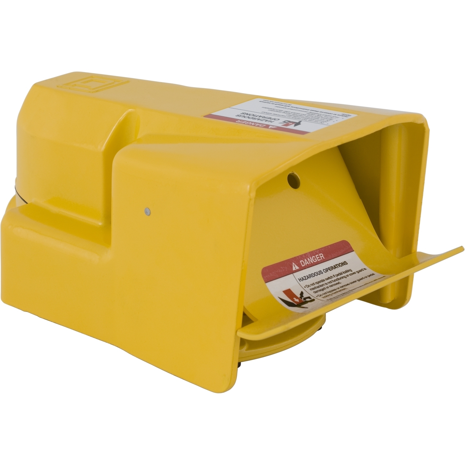 9002AW119 Harmony Foot Switch With Oversized Pedal Shield, Side Shield, Safety Door, 600 V AC/DC, 5 A, 2 Poles