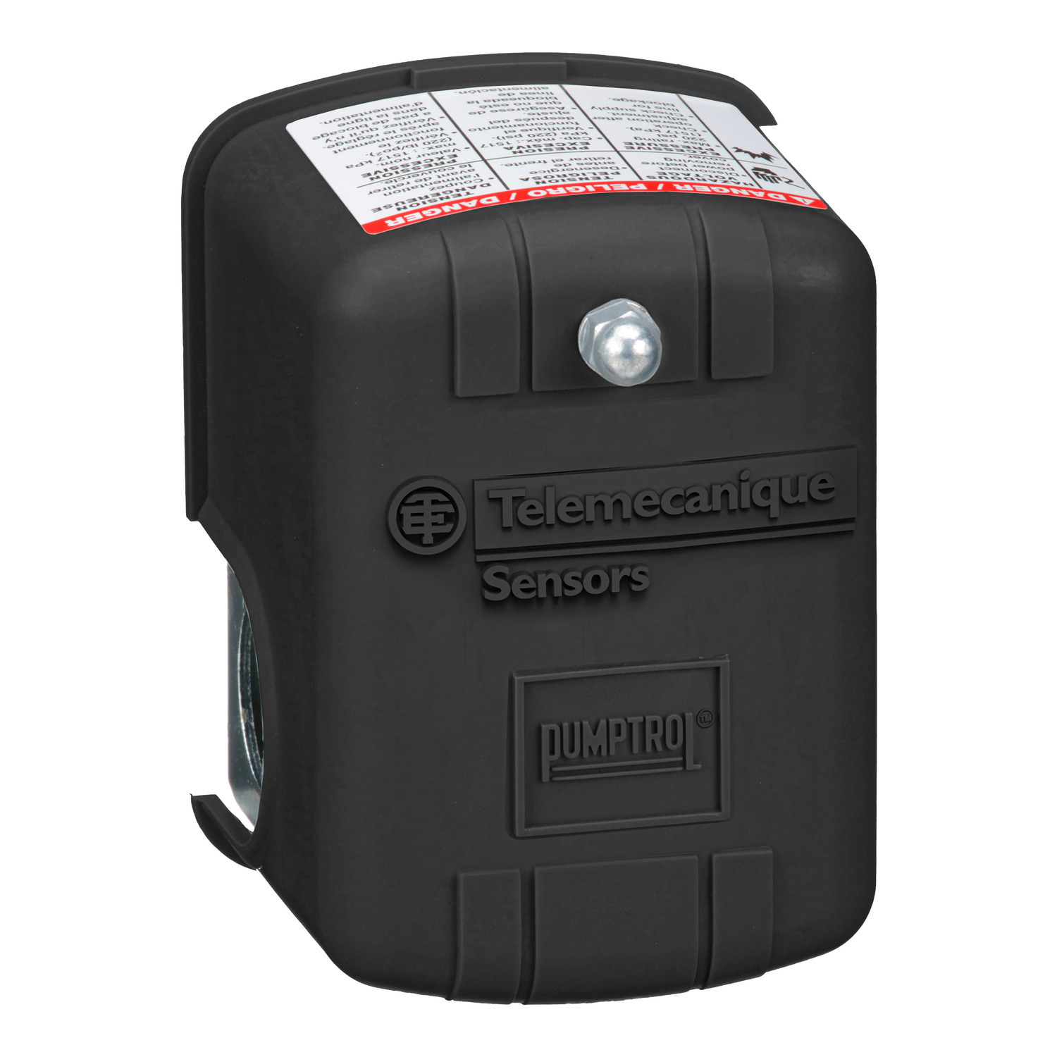 9013FHG2J27X Pumptrol Type F Electromechanical Pressure Switch, 40 to 100 psi Differential, 2NC Contact, Screw Clamp Connection