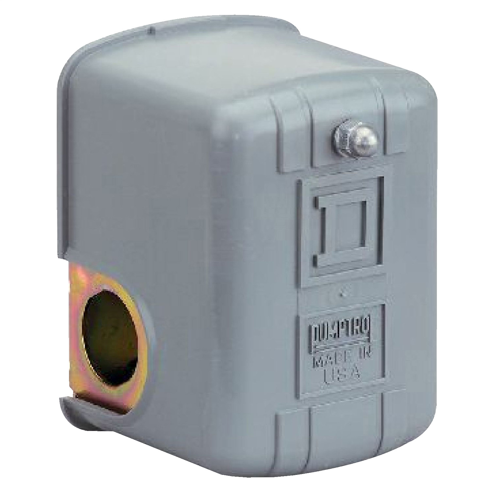 9013FHG49J55 Electro-Mechanical Type F Pressure Switch, 2NC DPST-DB Contact, 1/2 in NPT/Screw Clamp Connection