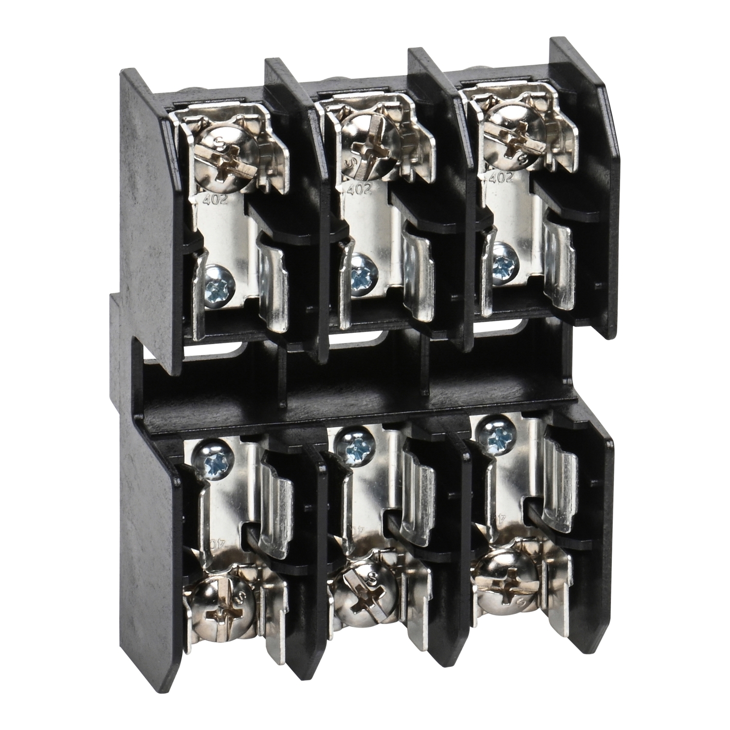 9080FB3611M Type FB Fuse Holder, 600 V AC, 30 A, Class: M, 14 to 10 AWG Wire, 3 Poles