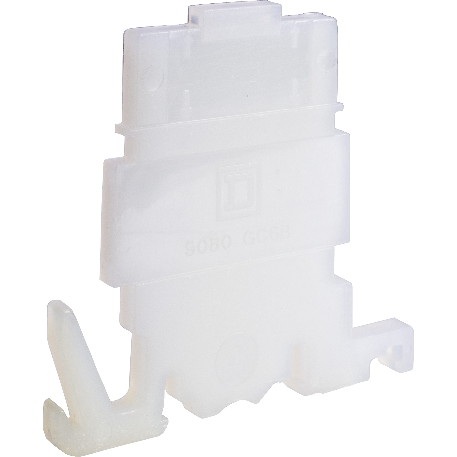 9080GC6B Linergy End Barrier, For Use With Class 9080GC6 Terminal Block, 35 mm DIN Rail/9080GH Track Mounting, Nylon, Natural