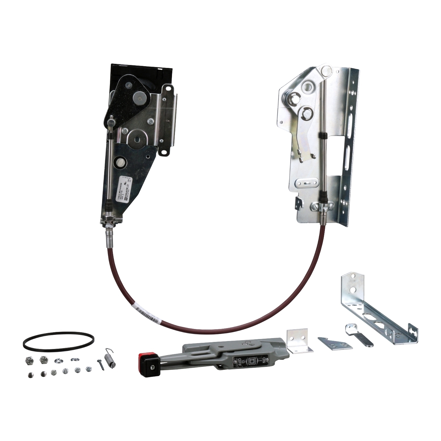 9422CFT31 Single Cable Operated Disconnect Switch Operating Mechanism, NEMA 1/3/3R/4/12 NEMA Rating, Flange Handle Mounting, For Use With TCF, TCN, TDF, TDN, TEF, TEN Series 30 to 100 A, 9422T and 9422T Fusible and Non-Fusible Disconnect Switch