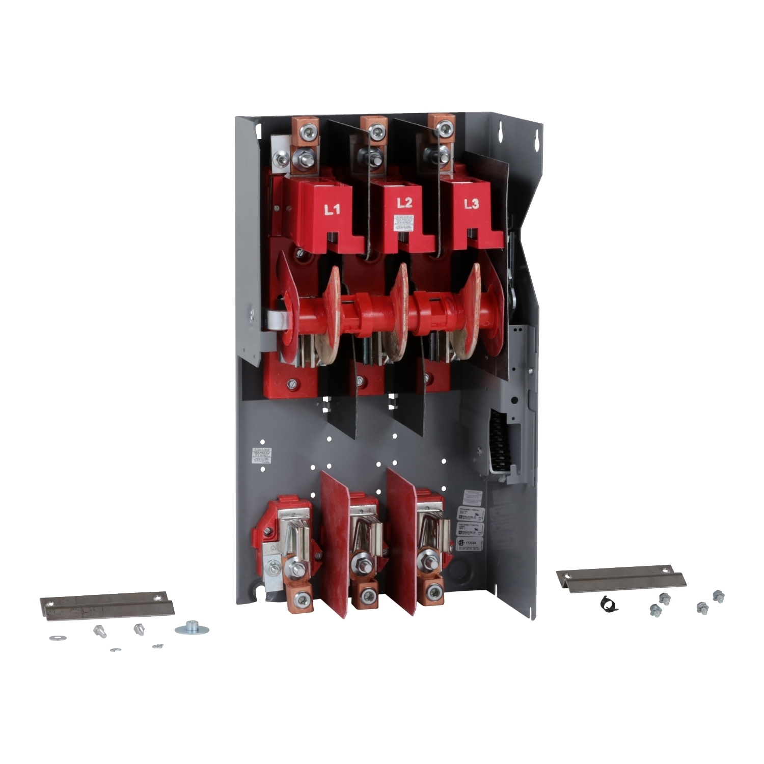 9422TG2 Fusible Fixed/Variable Depth Rod Operated Disconnect Switch, 250/600 V AC, 400 A, 50 hp, 75 hp, 125 hp, 250 hp, 350 hp