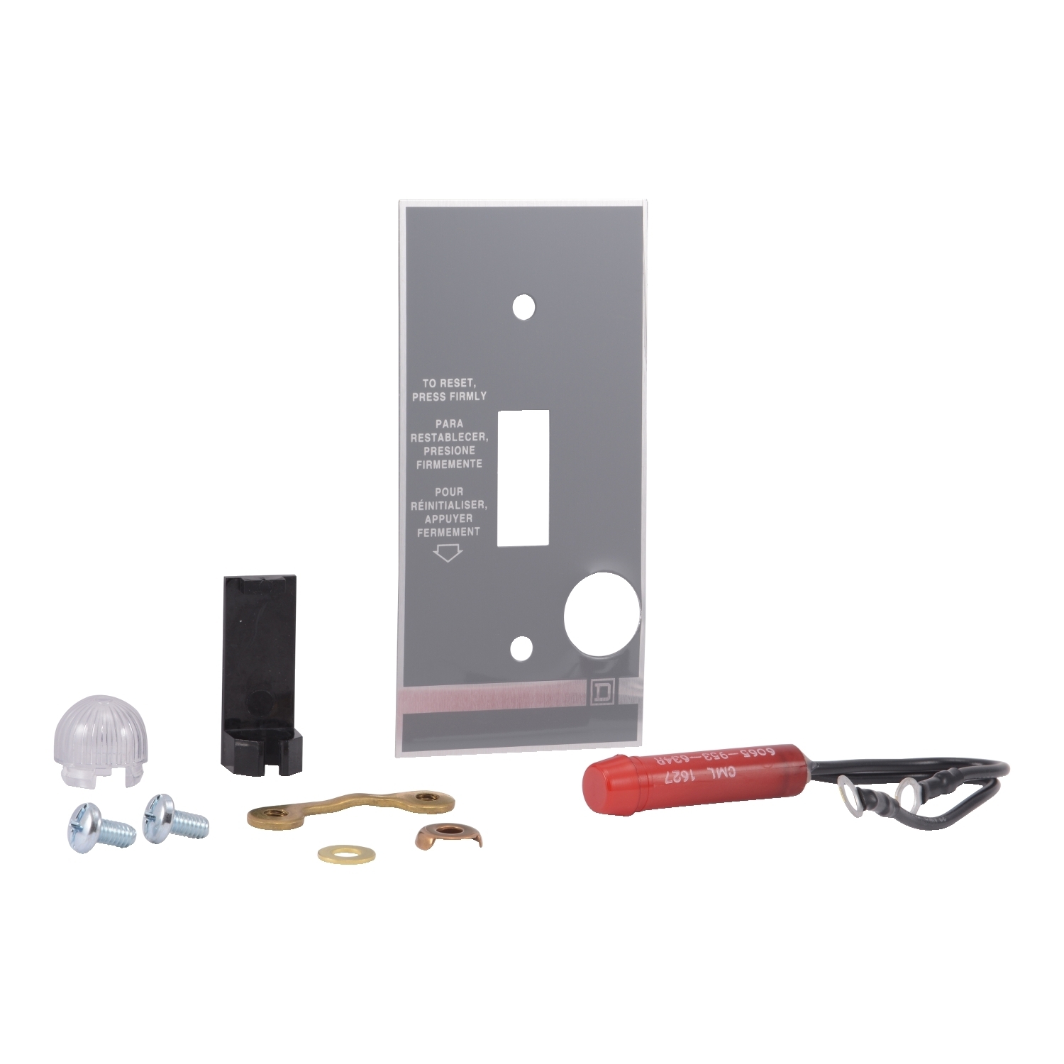 9999PL10 Pilot Light Kit, For Use With Field Modification of Class 2510 Type FF/FG/FW Starters, Red